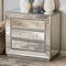 Baxton Studio Edeline Hollywood Regency Glamour Style Mirrored 3-Drawer Chest 136-7485 - alternate 5